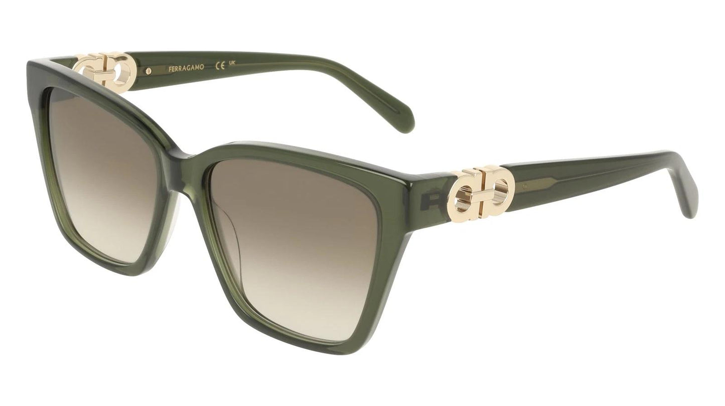 Salvatore Ferragamo SF2110S-320-5716 57mm New Sunglasses