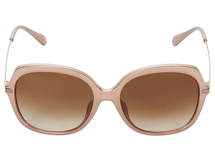 Michael Kors 0MK2149U-390013-56 Blush Camel Square SUNGLASSES 56mm Sunglasses