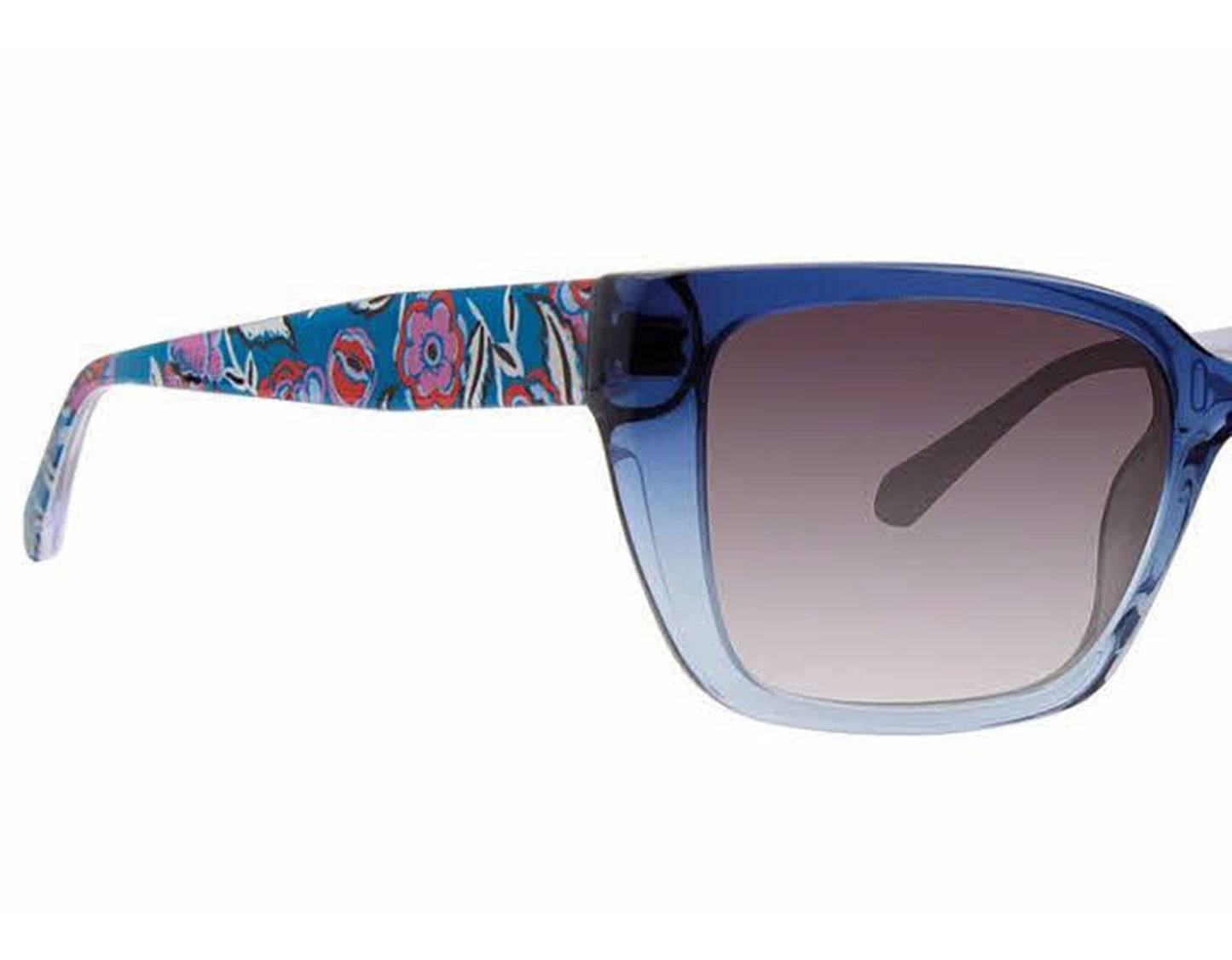 Vera Bradley WEKIVA BUBBLY FLOWERS BLUE 54mm New Sunglasses