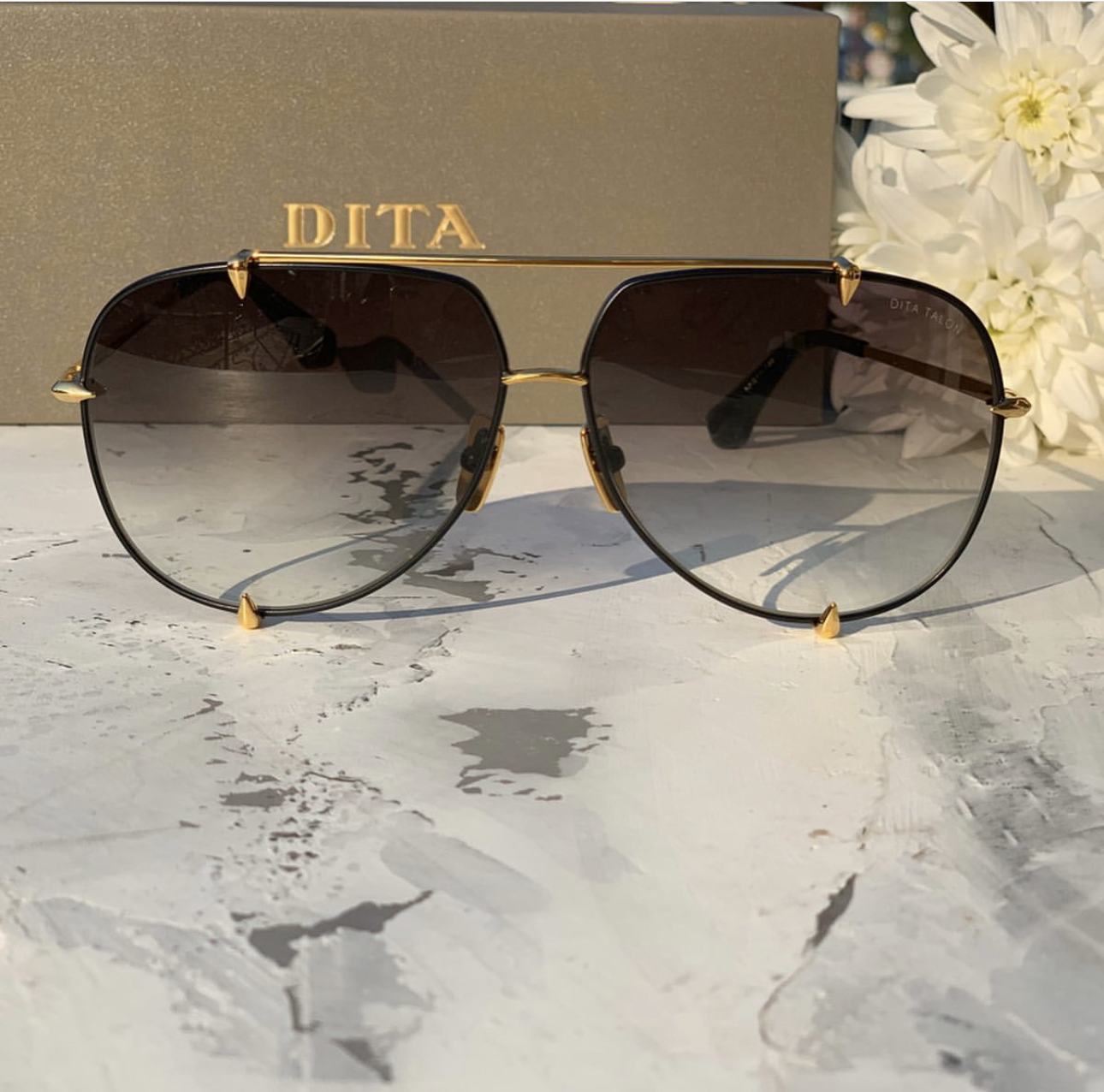 Dita 23007-A-BLK-GLD-62-Z 62mm New Sunglasses