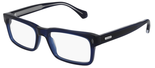Cartier CT0291o-003 Blue Rectangle Eyeglasses 54mm