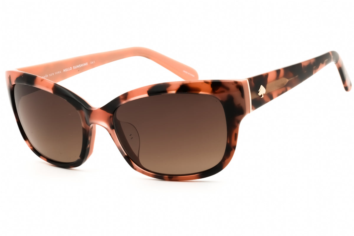 Kate Spade JOHANNA/F/S-0HT8 HA PINK HAVANA Cat eye Sunglasses 53mm Sunglasses