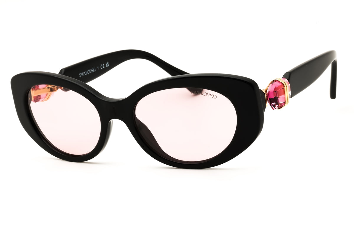 Swarovski SK6002-1001/5 Black Cat eye Sunglasses 53mm Sunglasses