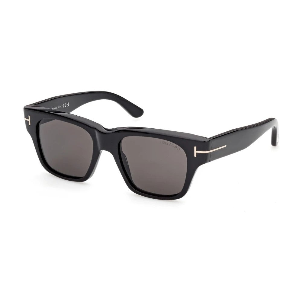 Tom Ford FT1280-5301A-53 Shiny Black Square  53mm Sunglasses