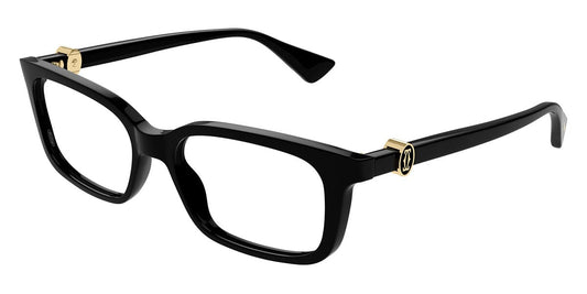 Cartier CT0639o-005 Black Square Eyeglasses 51mm
