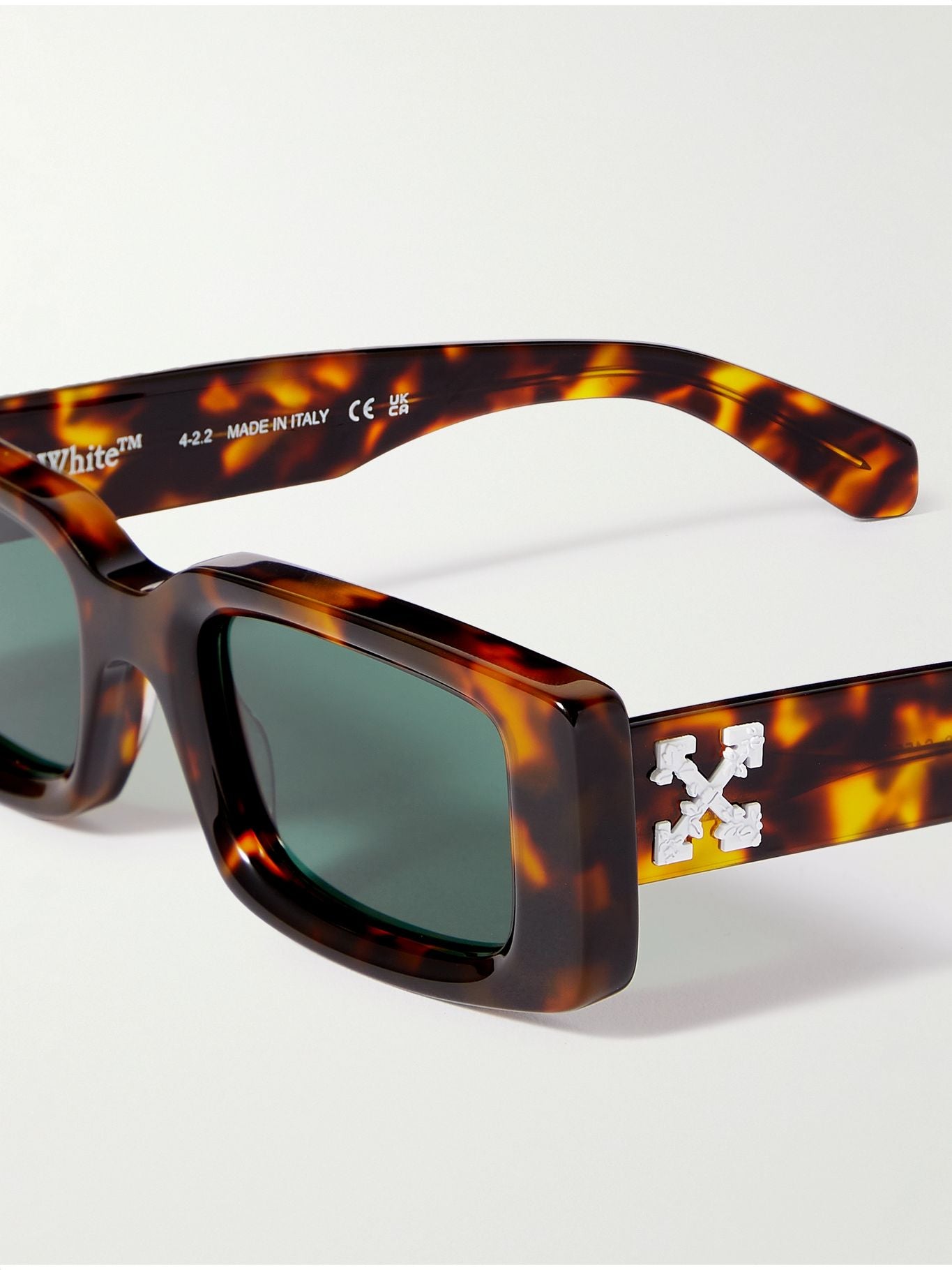 Off-White Arthur Havana Green 50mm New Sunglasses