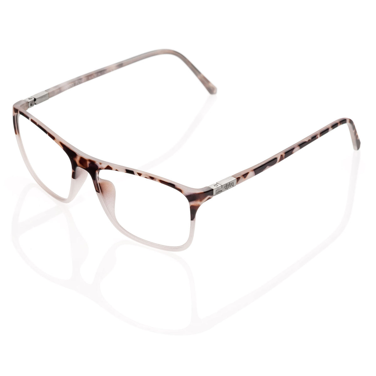 Dp69 DPV006-03 eyeglasses in tortoise frame with clear lenses