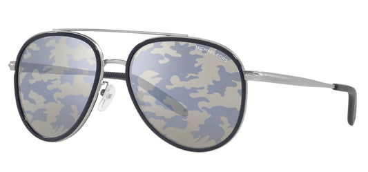 Michael Kors 0MK1104-1005-F-57 Silver Full Rim SUNGLASSES 57mm Sunglasses
