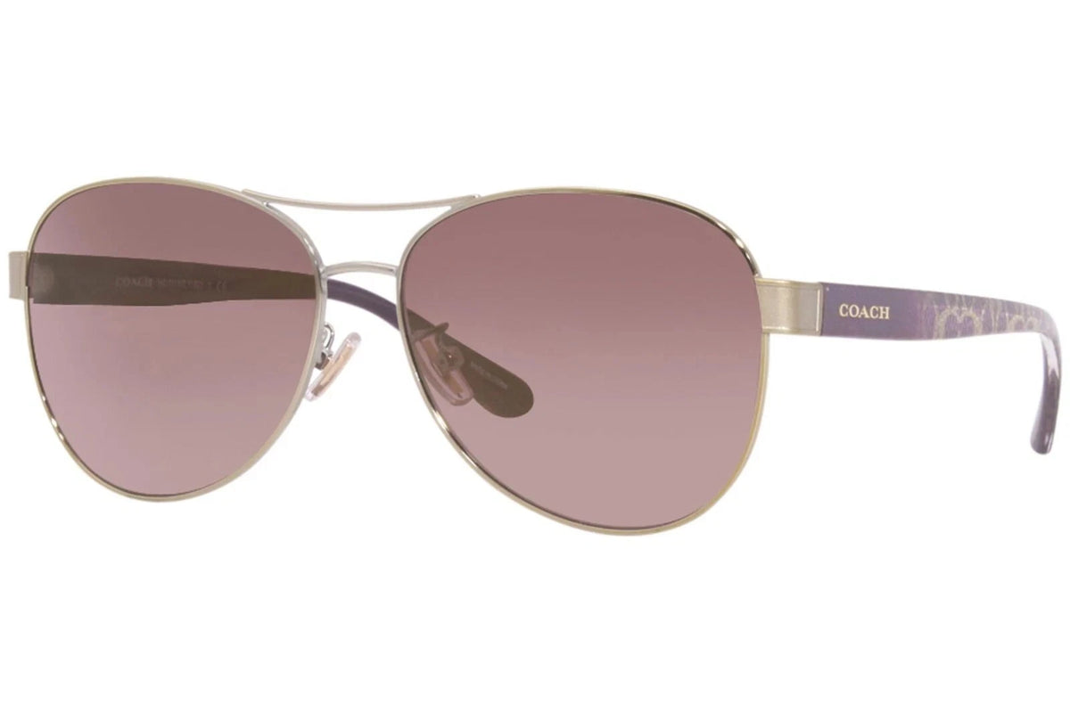 Coach 0HC7115-90056F-59 Gold Round SUNGLASSES 0mm Sunglasses