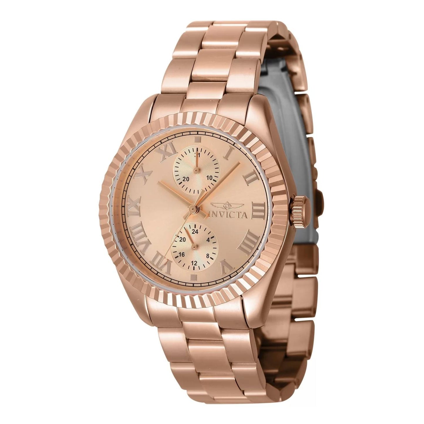 Invicta 47447 47447 Watch - Rose Gold Dial Stainless Steel Band