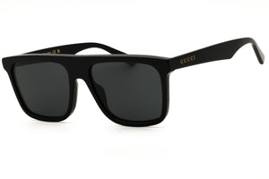 Gucci GG2182S-001 Black Rectangular Sunglasses 57mm