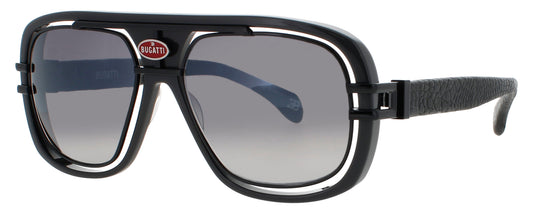 Bugatti 07-GRY/BK Grey  Sunglasses 56mm