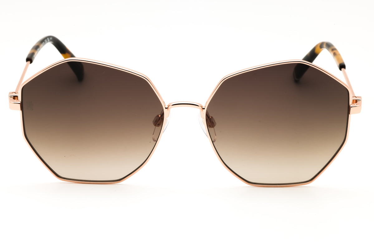 Tommy Hilfiger TH 2094/S-0DDB HA GOLD Round Sunglasses 56mm Sunglasses
