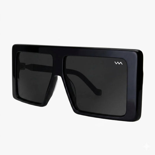 Vava BL0000-BLK BLK SIL Black Square Sunglasses 59mm
