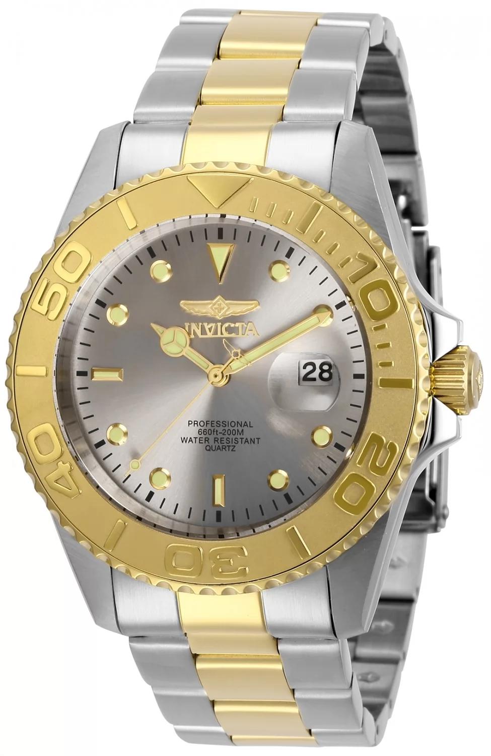 Invicta 29950 watch with gray dial and stainless steel band