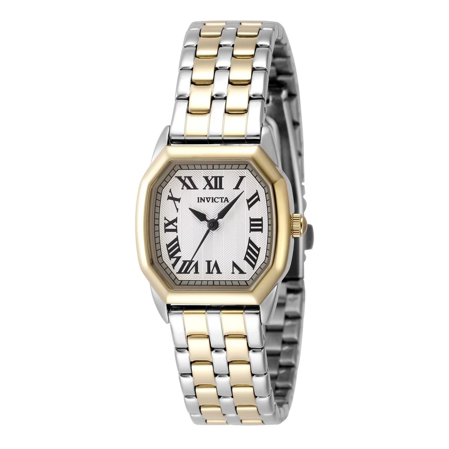 Invicta 48958 watch with silver dial and stainless steel band
