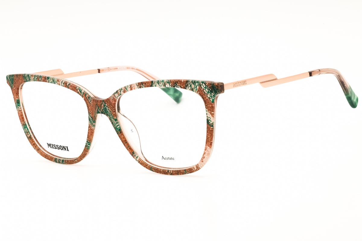 Missoni MIS 0125/G-0Q1Z 00 PNKPTTPNK Rectangular Eyeglasses 53mm Eyeglasses