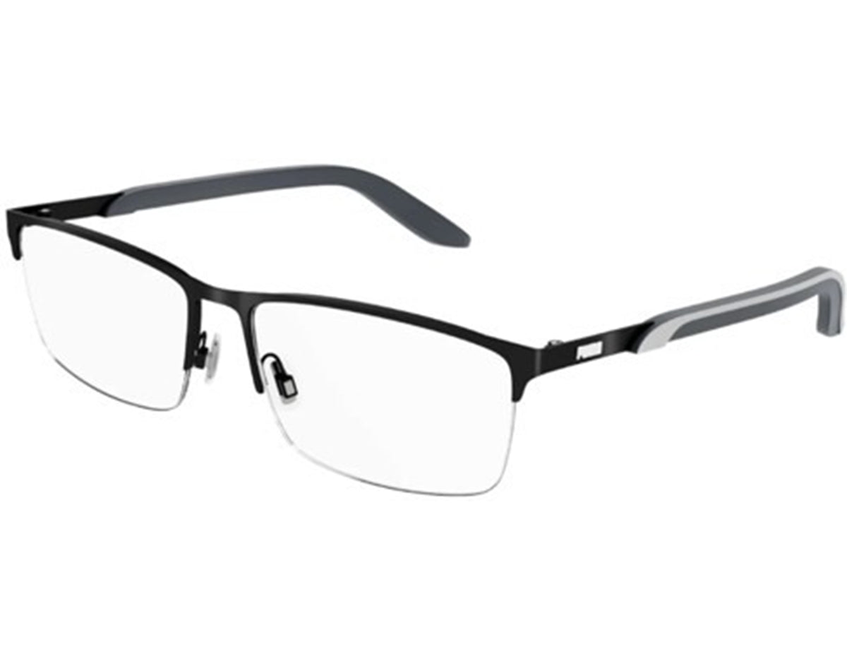 Puma PE0152OL 001 na Rectangle Eyeglasses 57mm Eyeglasses