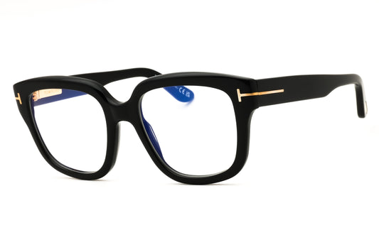 Tom Ford FT6094-B-001 Black Rectangle Eyeglasses 54mm