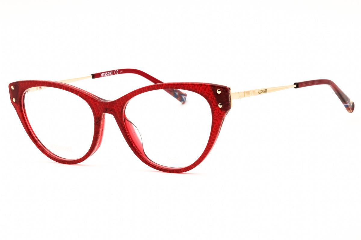 Missoni MIS 0044-0LHF 00 BURGUNDY Cat eye Eyeglasses 52mm Eyeglasses