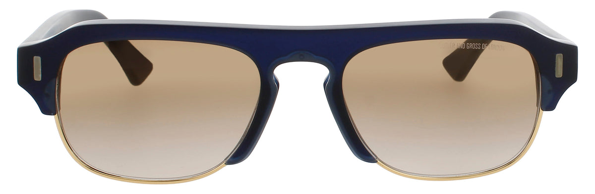 Cutler And Gross CGSN-1353-56-02 MIDNIGHT RAMBLER BLUE  Unisex Sunglasses 56mm Sunglasses