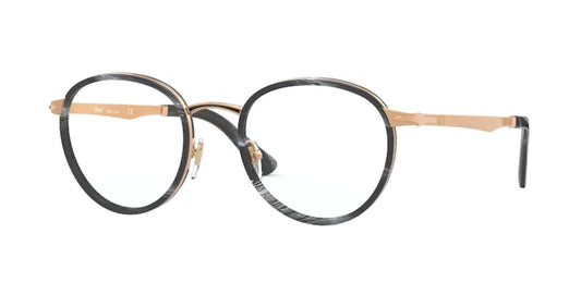 Persol 0PO2468V 1080 49 Gold Black Round  49mm