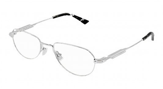 Bottega Veneta BV1510o-003 Silver Silver  Eyeglasses 52mm