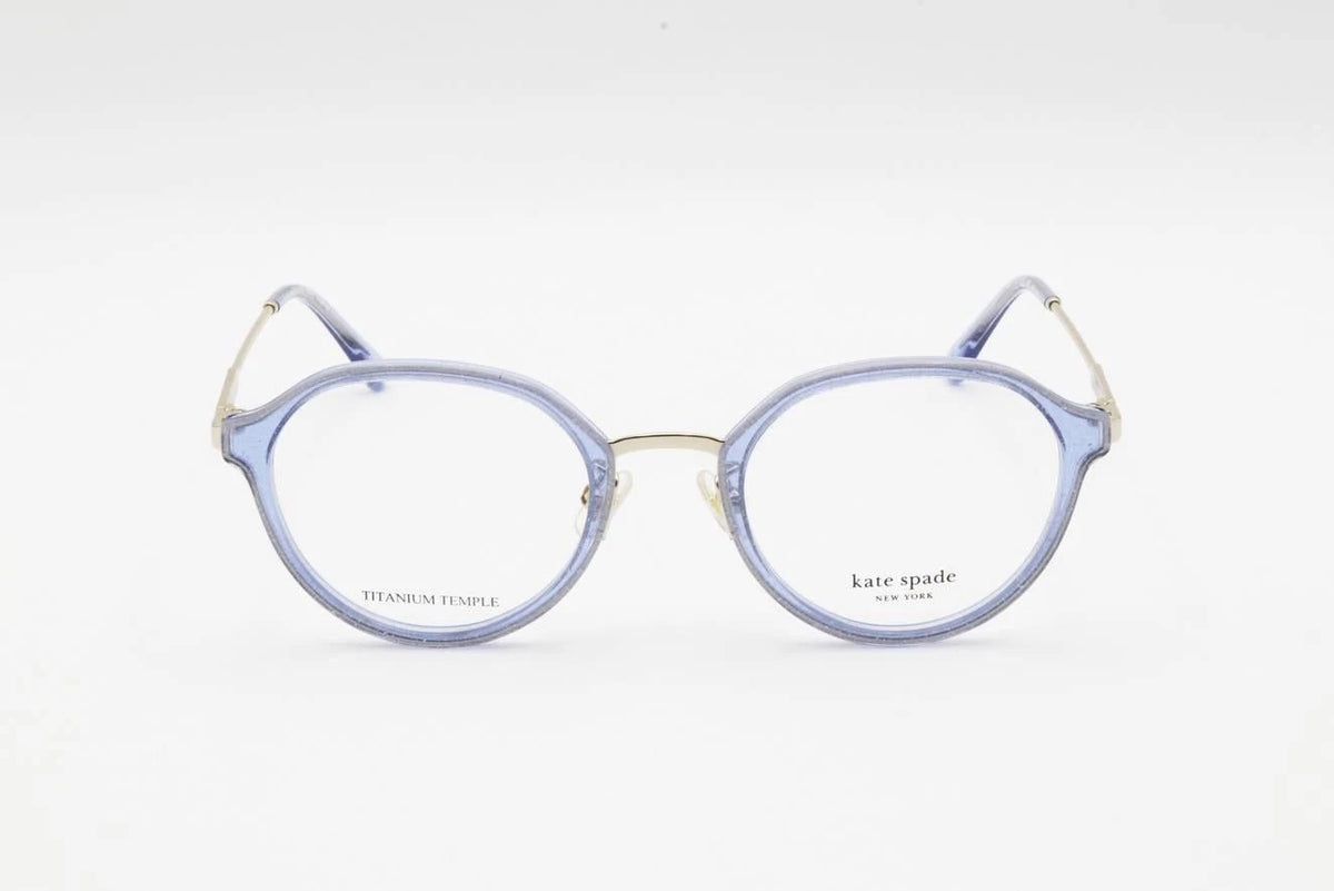 Kate Spade TULIP/FJ JOO Blue Rectangle Eyeglasses 49mm Eyeglasses