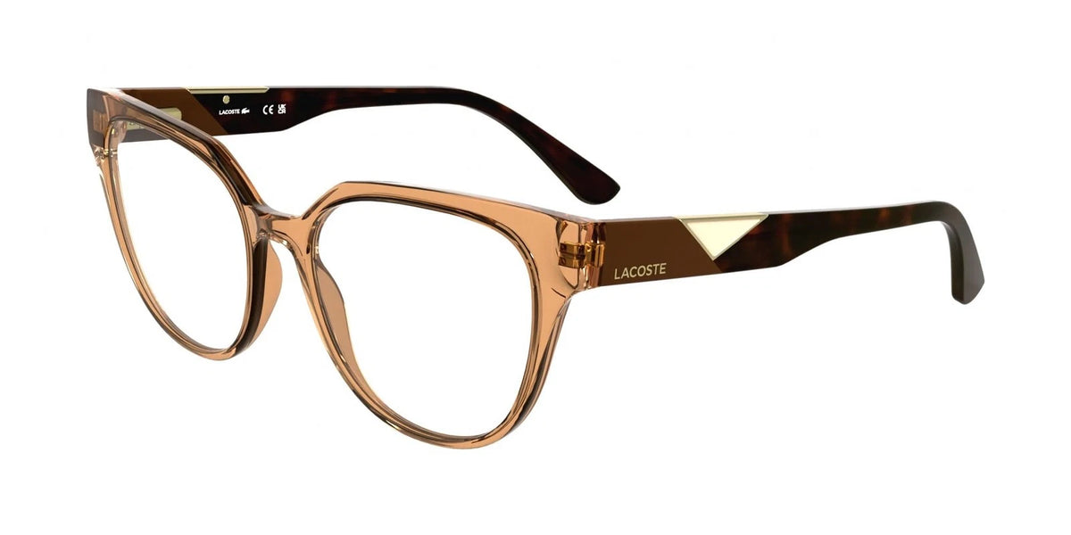 Lacoste L2982N 204 Brown Rectangle Eyeglasses 54mm Eyeglasses