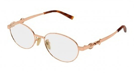 Gucci GG2221oK-003 eyeglasses in gold frame with clear lenses
