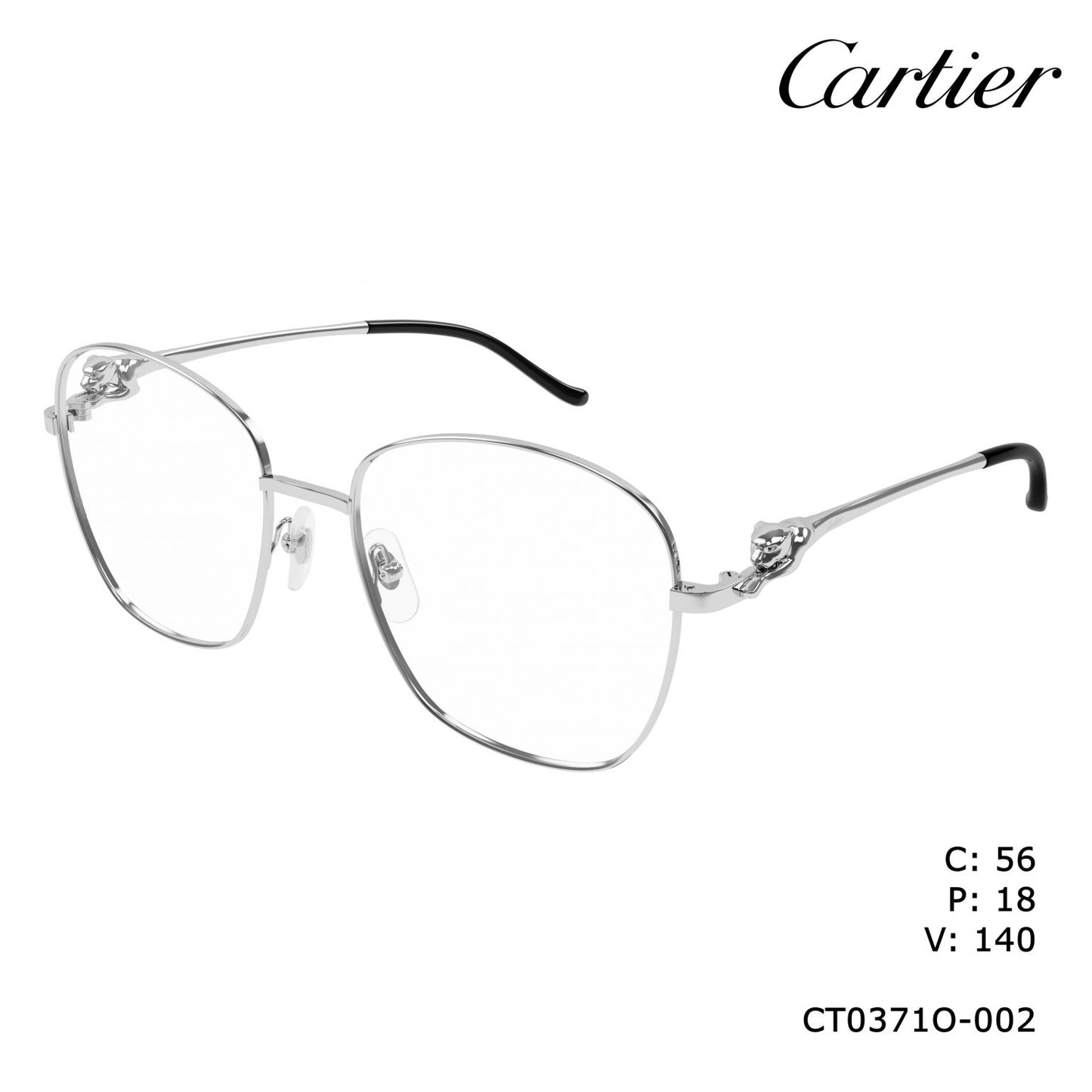 Cartier CT0371o-002 56mm New Eyeglasses