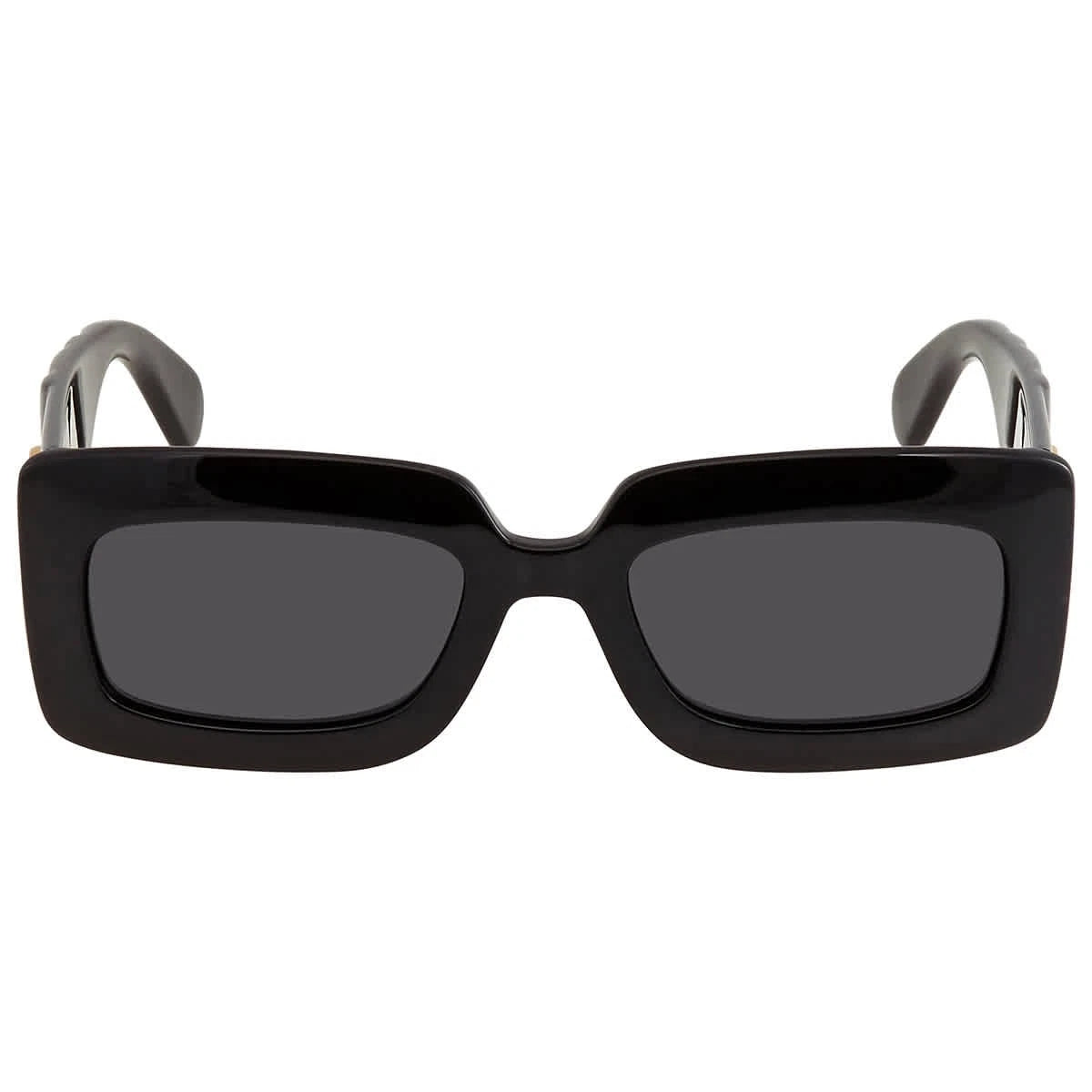 Gucci GG0811S-001 Black Rectangular Sunglasses 53mm Sunglasses