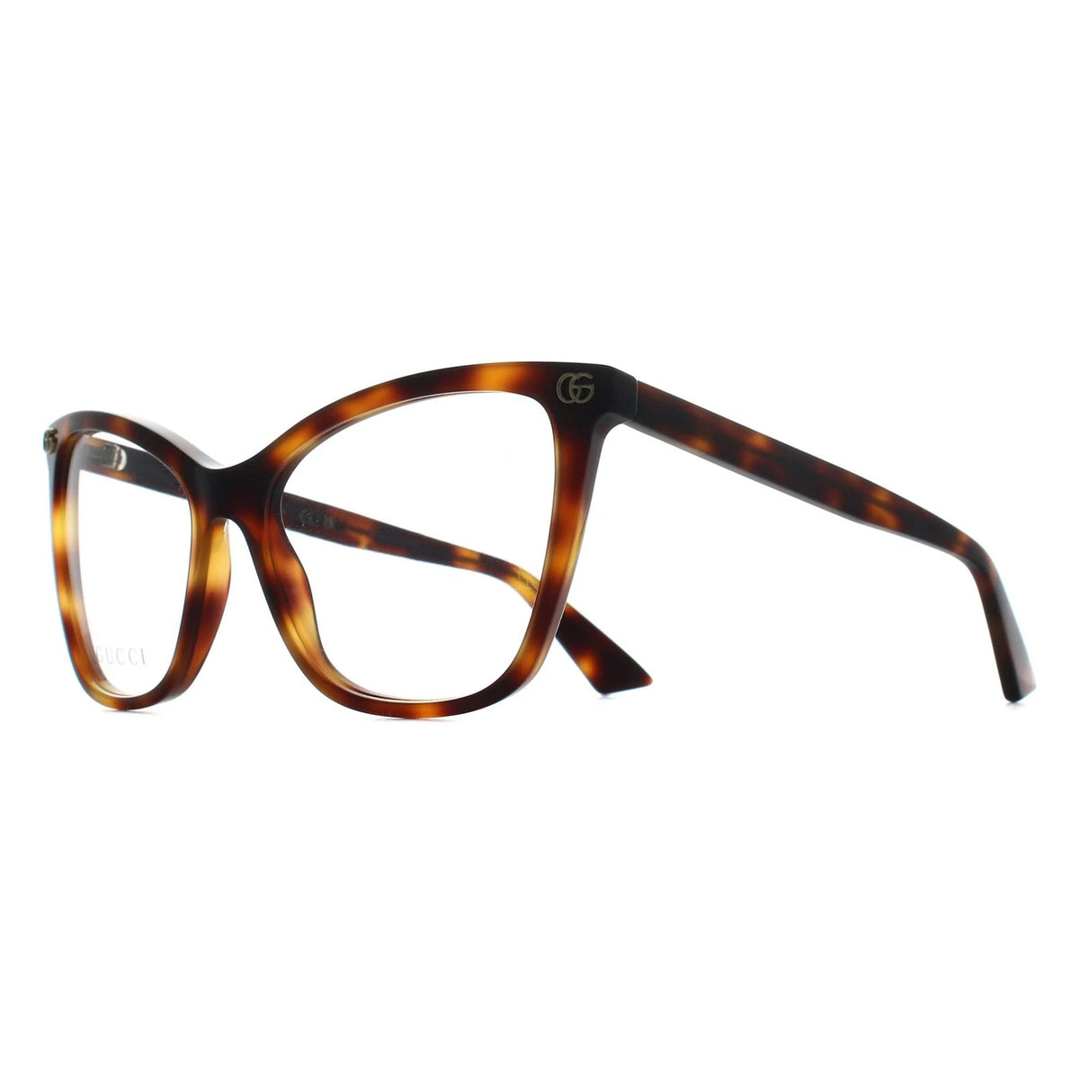 Gucci GG1817O-002 Havana Cat Eye Eyeglasses 55mm Eyeglasses