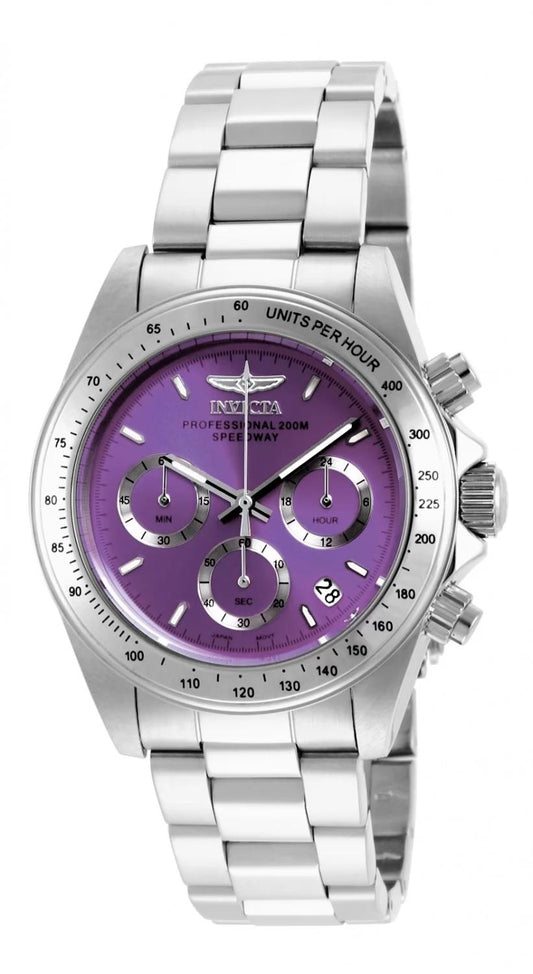 Invicta 16656 16656 Watch - Purple Dial Stainless Steel Band