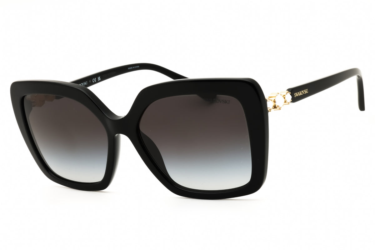 Swarovski SK6049-10018G Black Oversized Sunglasses 57mm Sunglasses