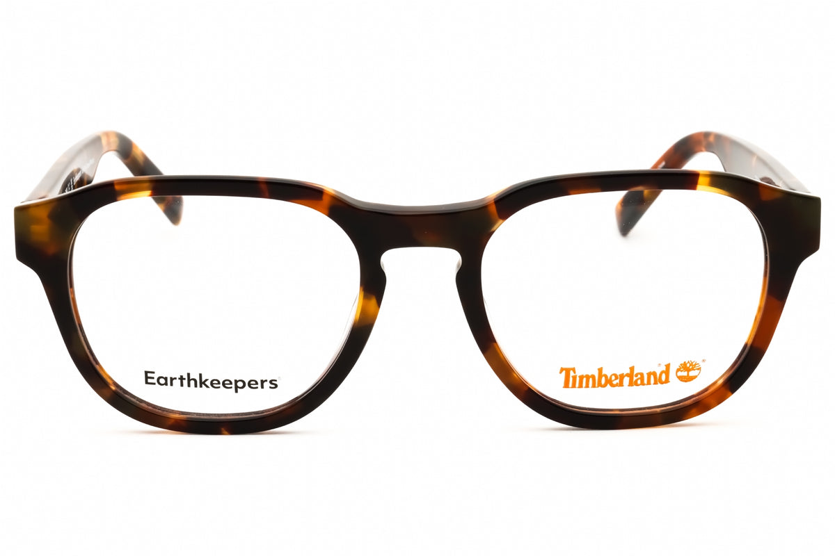 Timberland TB50052-054 red havana Round Eyeglasses 51mm Eyeglasses