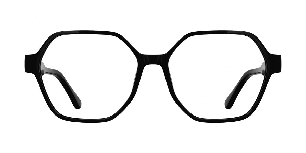 Lacoste L4000 001 Black Rectangle Eyeglasses 55mm Eyeglasses