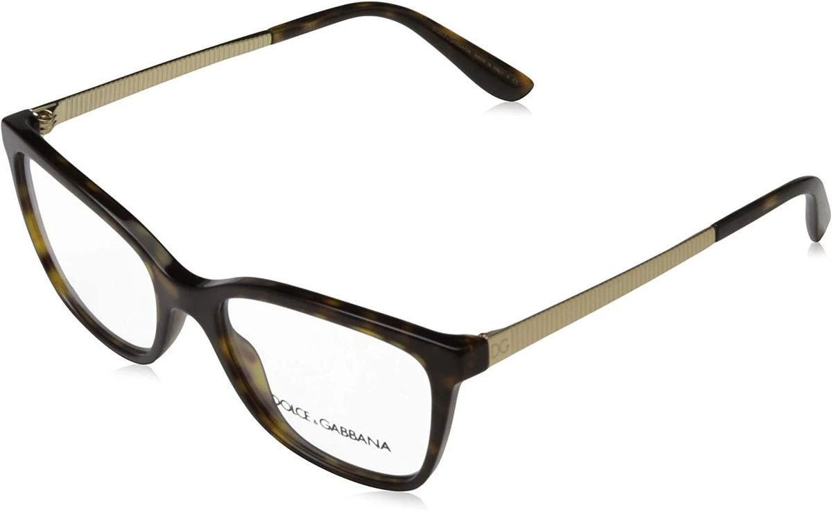 Dolce Gabbana 0DG3317-502-52 Havana Pilot EYEGLASSES 0mm Eyeglasses