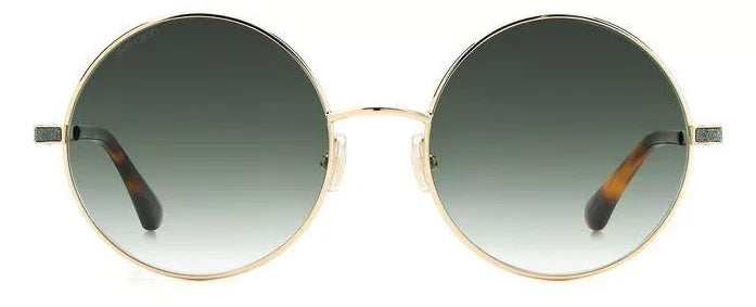 Jimmy Choo 0ORIANE-S-PEF-57 Gold Round SUNGLASSES 0mm Sunglasses