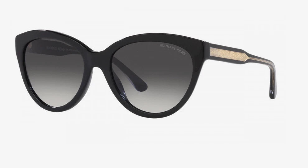 Michael Kors 0MK2158-30058G-55 Black Rectangle SUNGLASSES 0mm Sunglasses