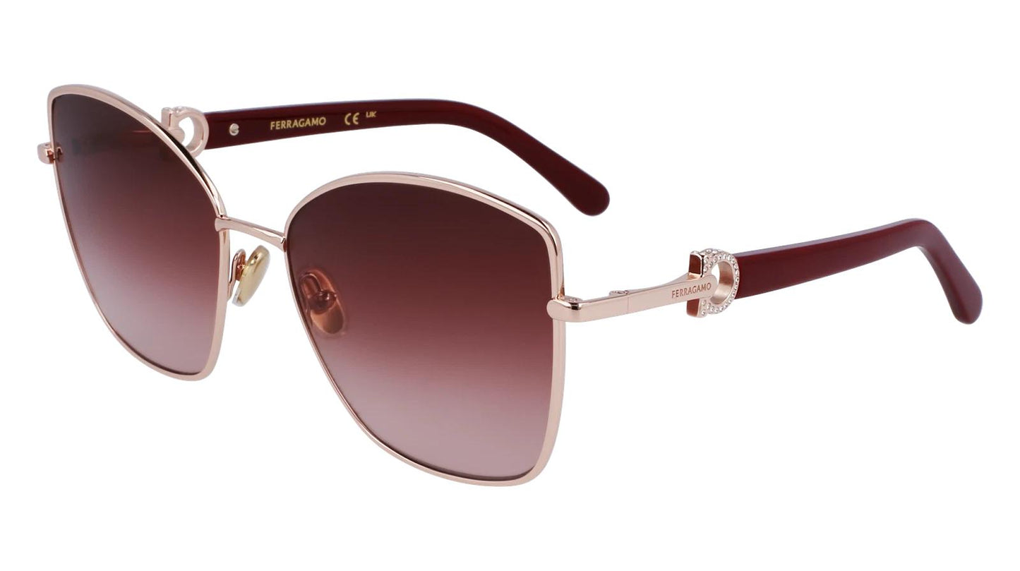 Salvatore Ferragamo SF312SR-773-6018 60mm New Sunglasses