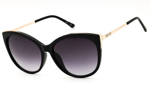 Kenneth Cole Reaction KC1381-01B shiny black Cat eye Sunglasses 59mm Sunglasses