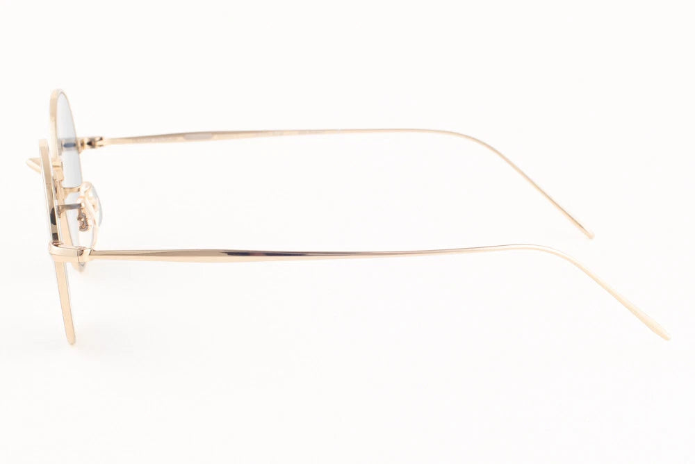 Oliver Peoples 0OV1293ST-503556-48 Gold Round SUNGLASSES 48mm Sunglasses