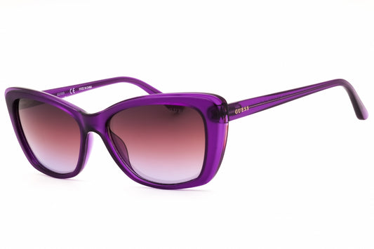 Guess GU7774-83Z sunglasses in violet frame with gradient or mirror violet lenses