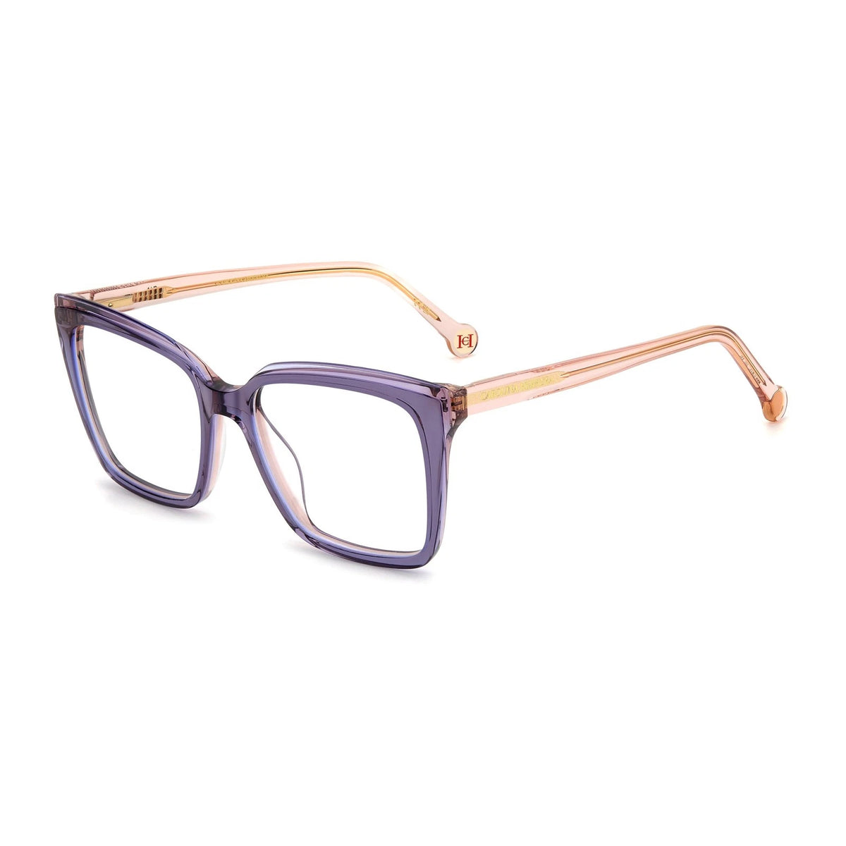 Carolina Herrera HER0251/G-789-53 Lilac Rectangle Eyeglasses 53mm Eyeglasses
