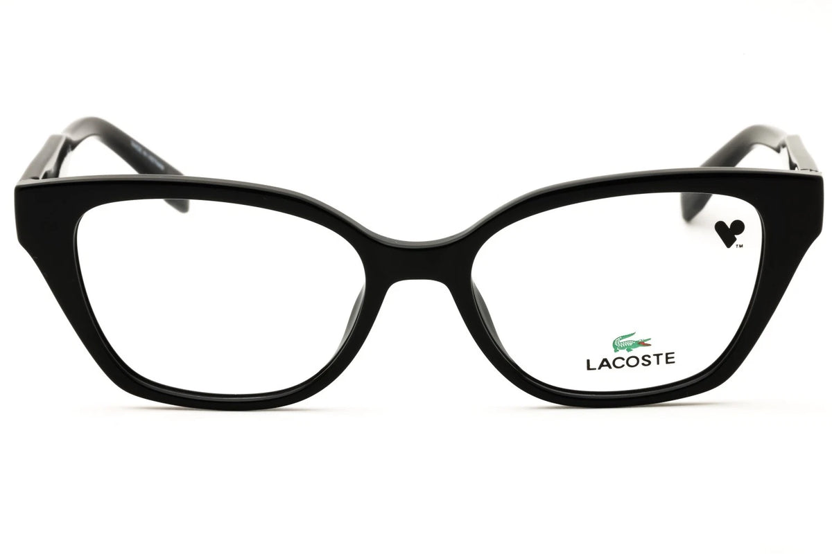 Lacoste L2983N 001 Black Rectangle Eyeglasses 53mm Eyeglasses