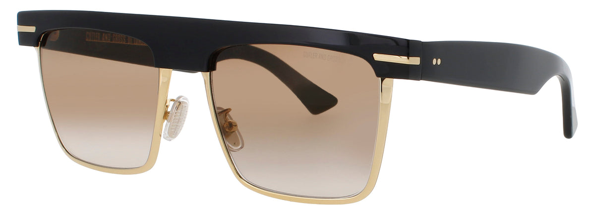 Cutler And Gross CGSN-1359-56-01 BLACK TAXI  Women's Sunglasses 56mm Sunglasses