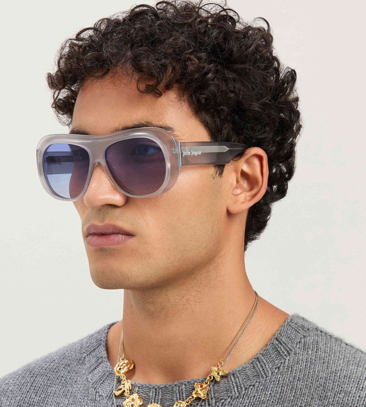 Palm Angels ELFIN-PERI103S25PLA0010942 62mm New Sunglasses
