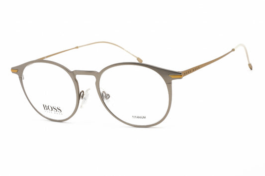 Hugo Boss BOSS 1252-0R81 00 Silver Round Eyeglasses 50mm