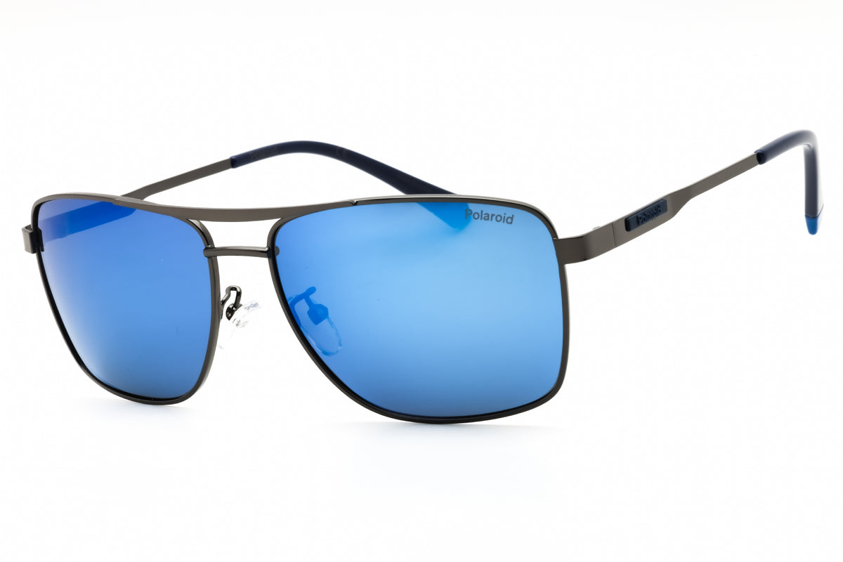 Polaroid Core PLD 2136/G/S/X-0KJ1 5X DK RUTHENIUM Rectangular Sunglasses 59mm Sunglasses